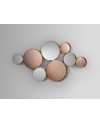 MALMO- ESPEJO ORO ROSA 165X90